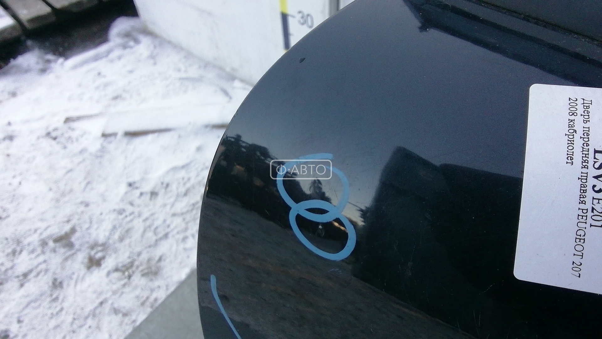 Дверь передняя правая Peugeot 207 купить в Беларуси