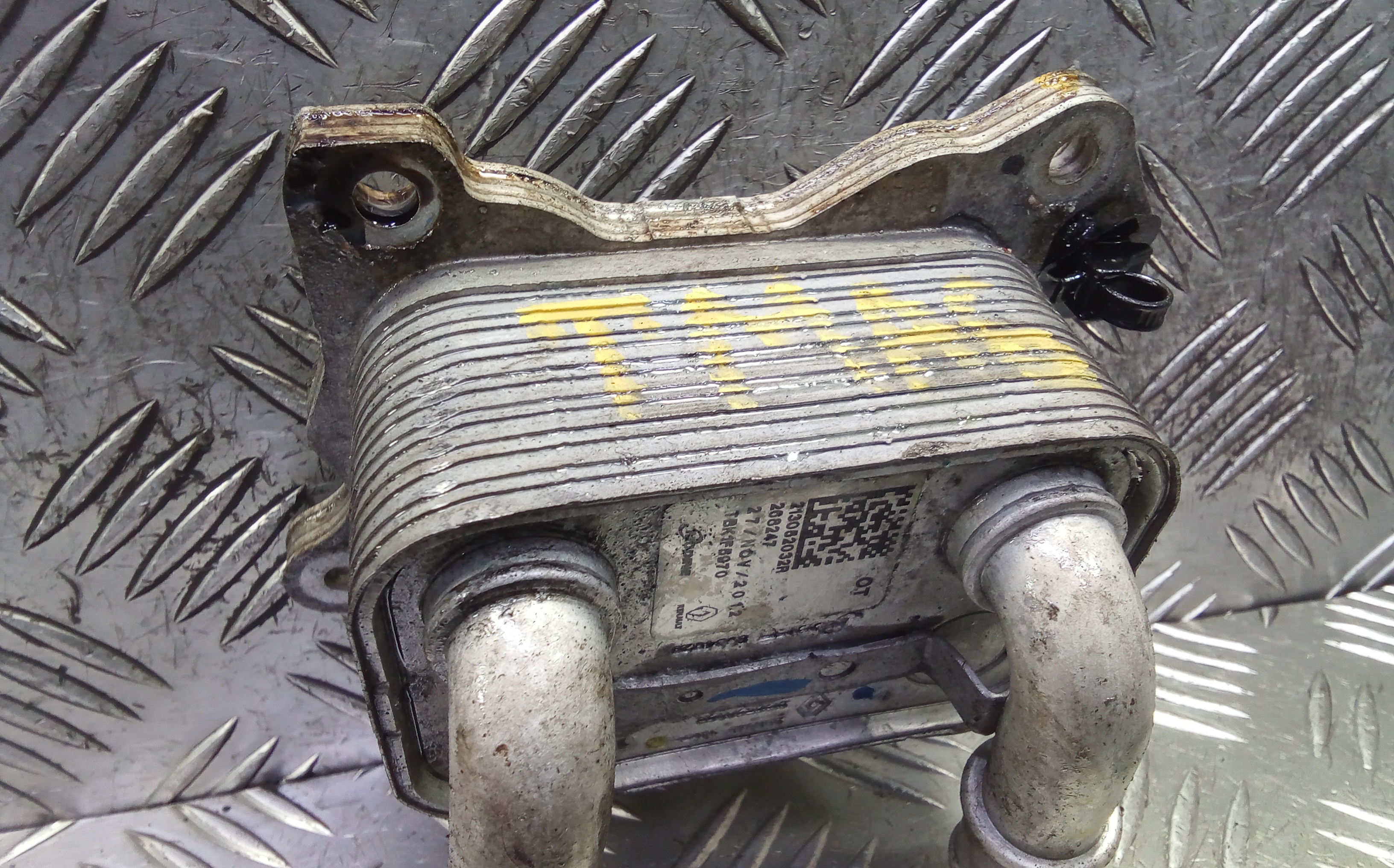 Теплообменник масляного фильтра к Dacia Sandero, 2013, купить | DT-TMA06TP01. Фото #5