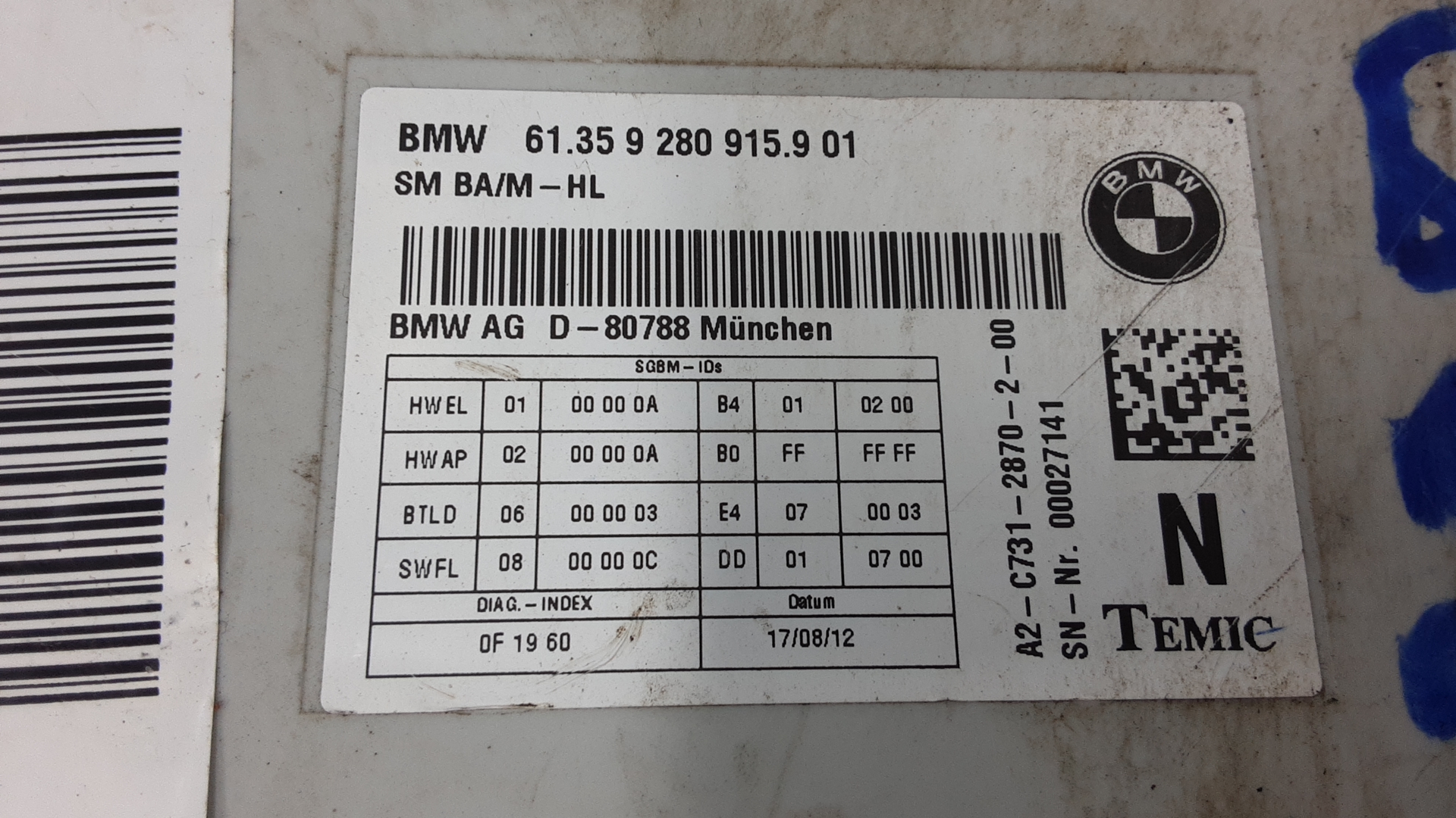 Блок комфорта BMW 5-Series (E39) купить в России