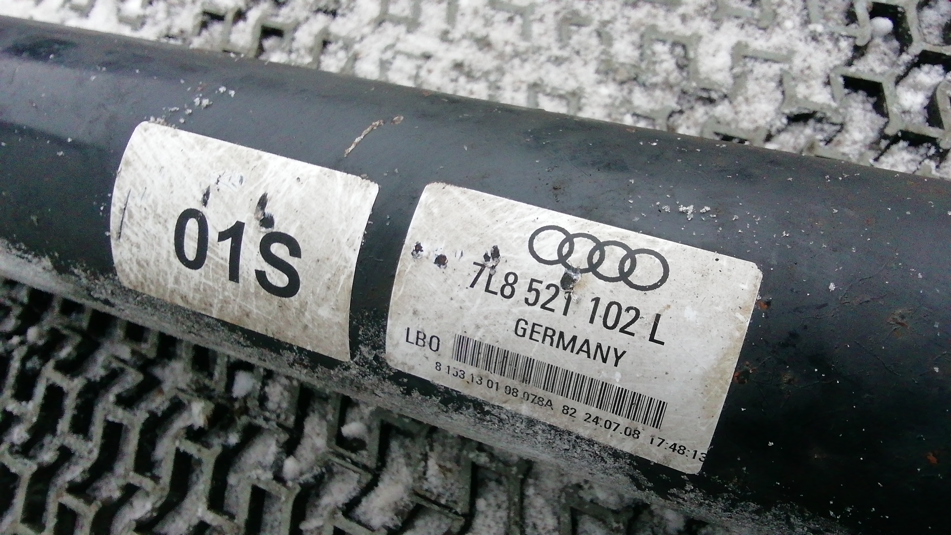 Кардан Audi Q7 4L купить в России