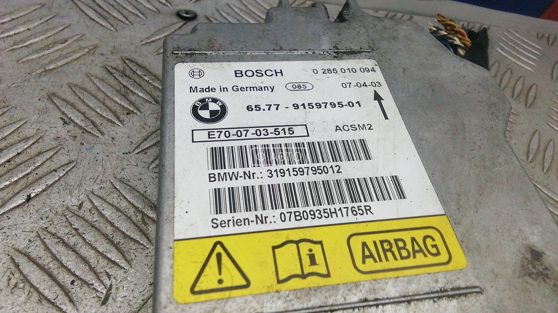 Блок управления Air Bag BMW X5 (E53) купить в Беларуси