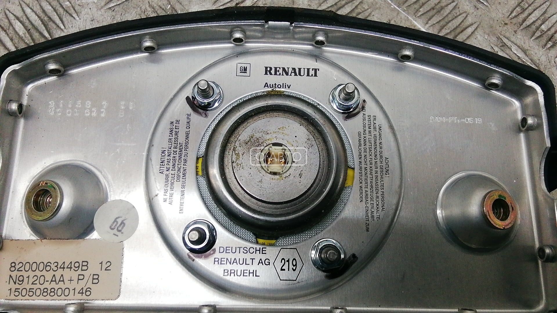Подушка безопасности в рулевое колесо Renault Master 2 купить в Беларуси