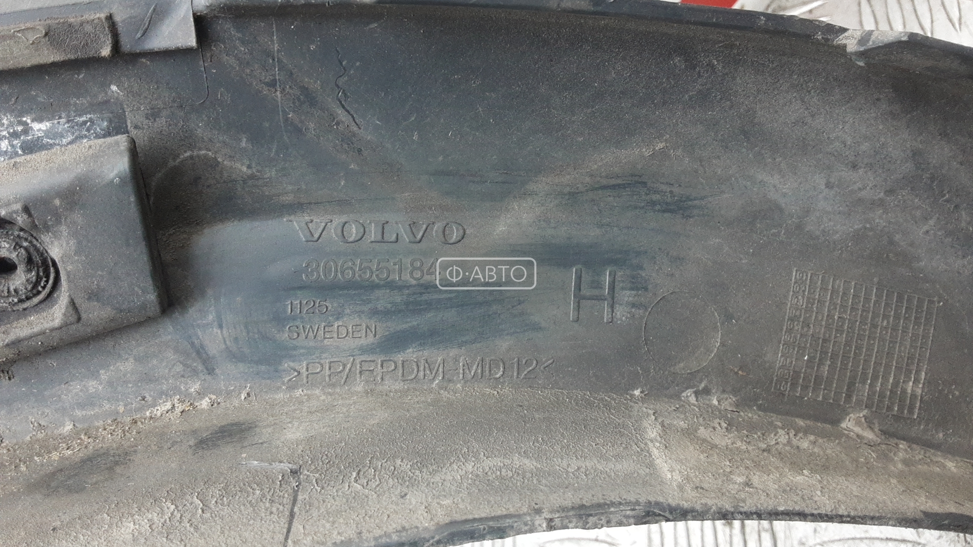 Накладка декоративная (молдинг) заднего правого крыла Volvo XC90 1 купить в Беларуси