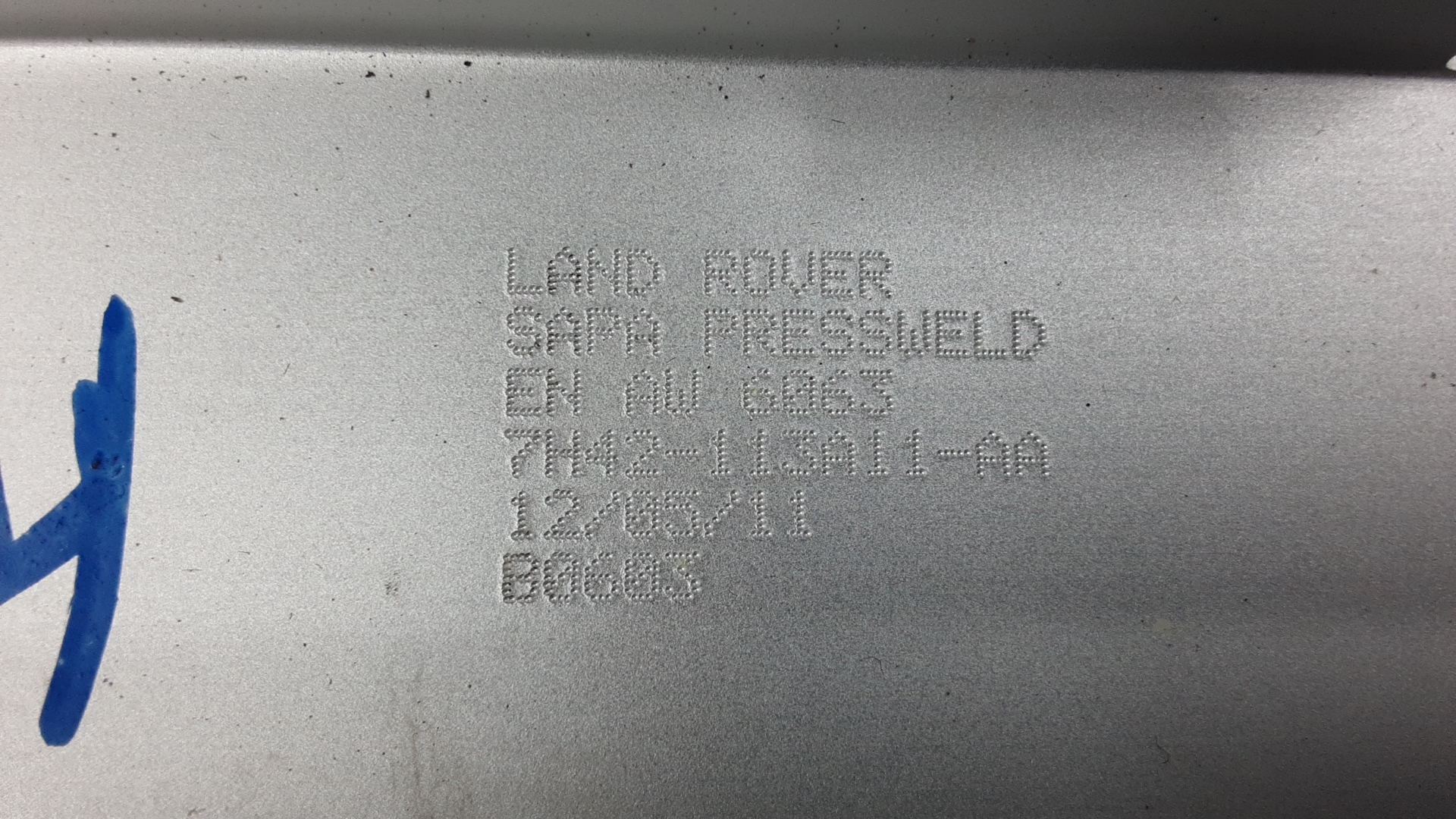 Накладка декоративная на порог левая Land Rover Range Rover 3 купить в России
