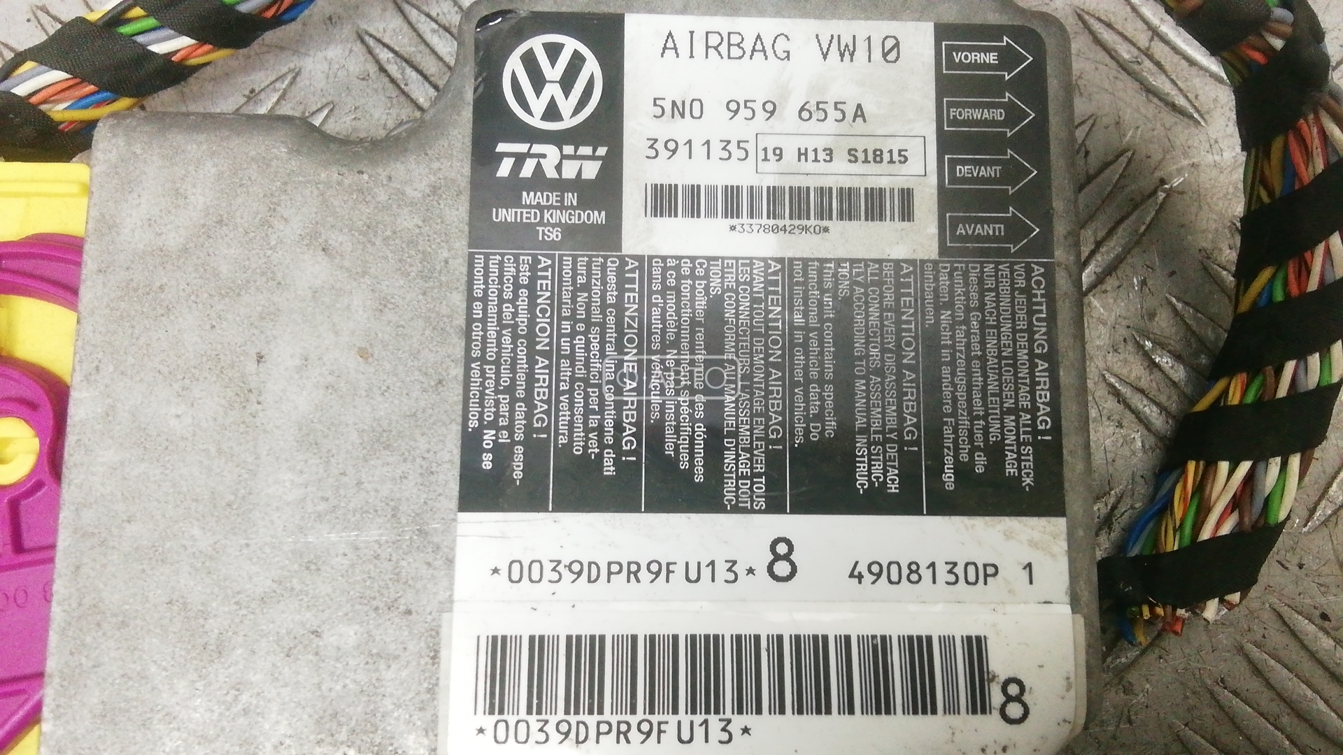Блок управления Air Bag Volkswagen Passat 6 купить в России
