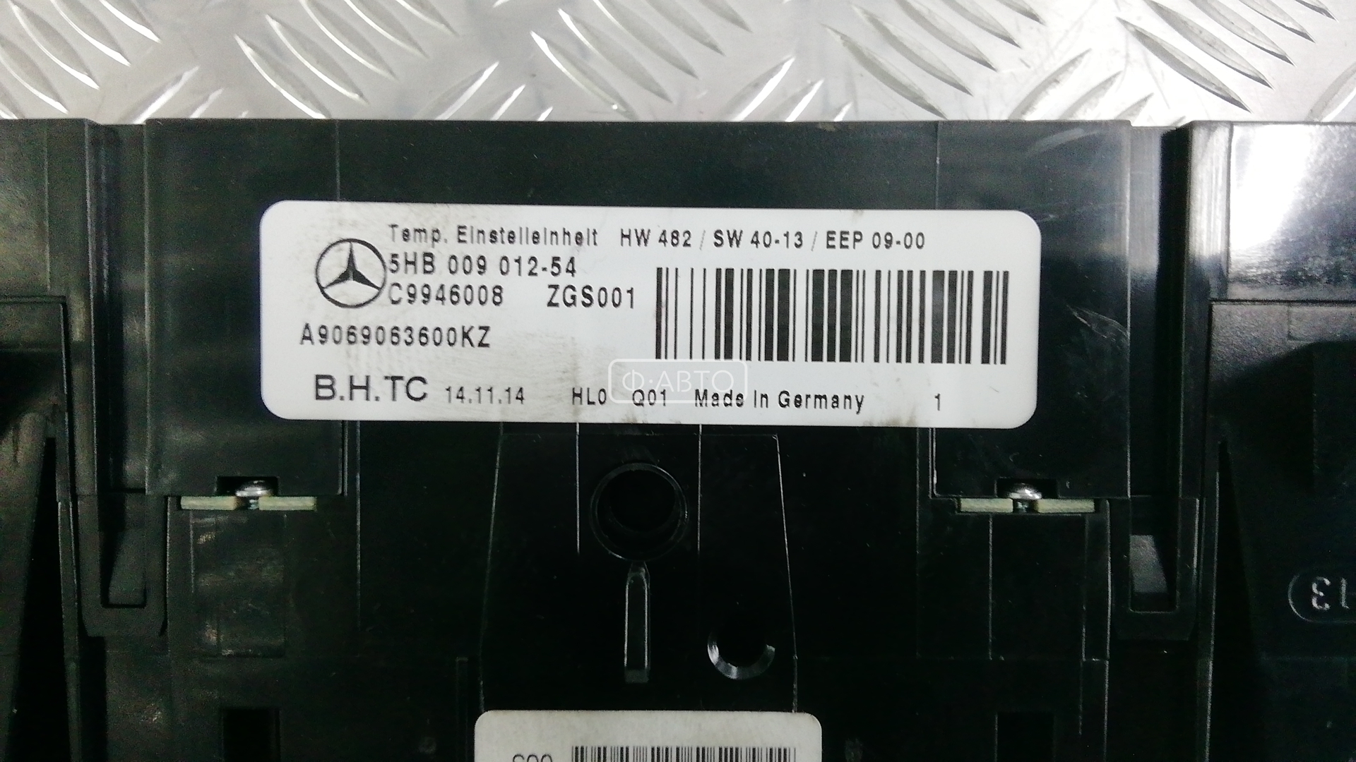 Переключатель отопителя (печки) Mercedes Sprinter 2 (W906) купить в Беларуси