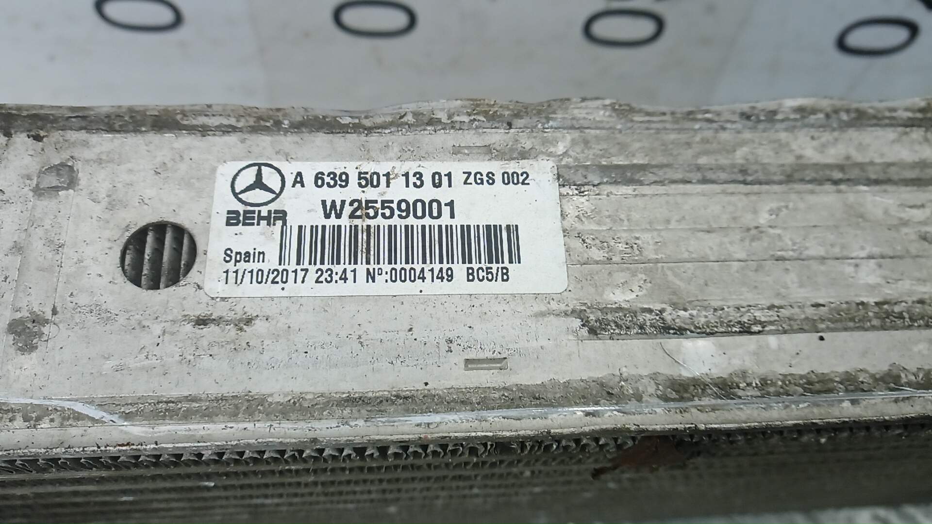 Интеркулер (радиатор интеркулера) Mercedes Vito (W639) купить в России