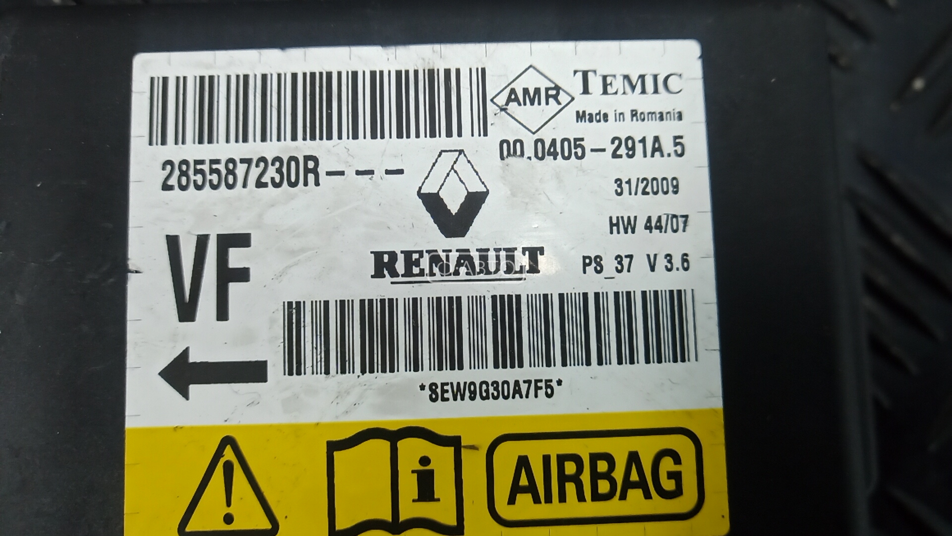 Блок управления Air Bag Renault Megane 3 купить в Беларуси