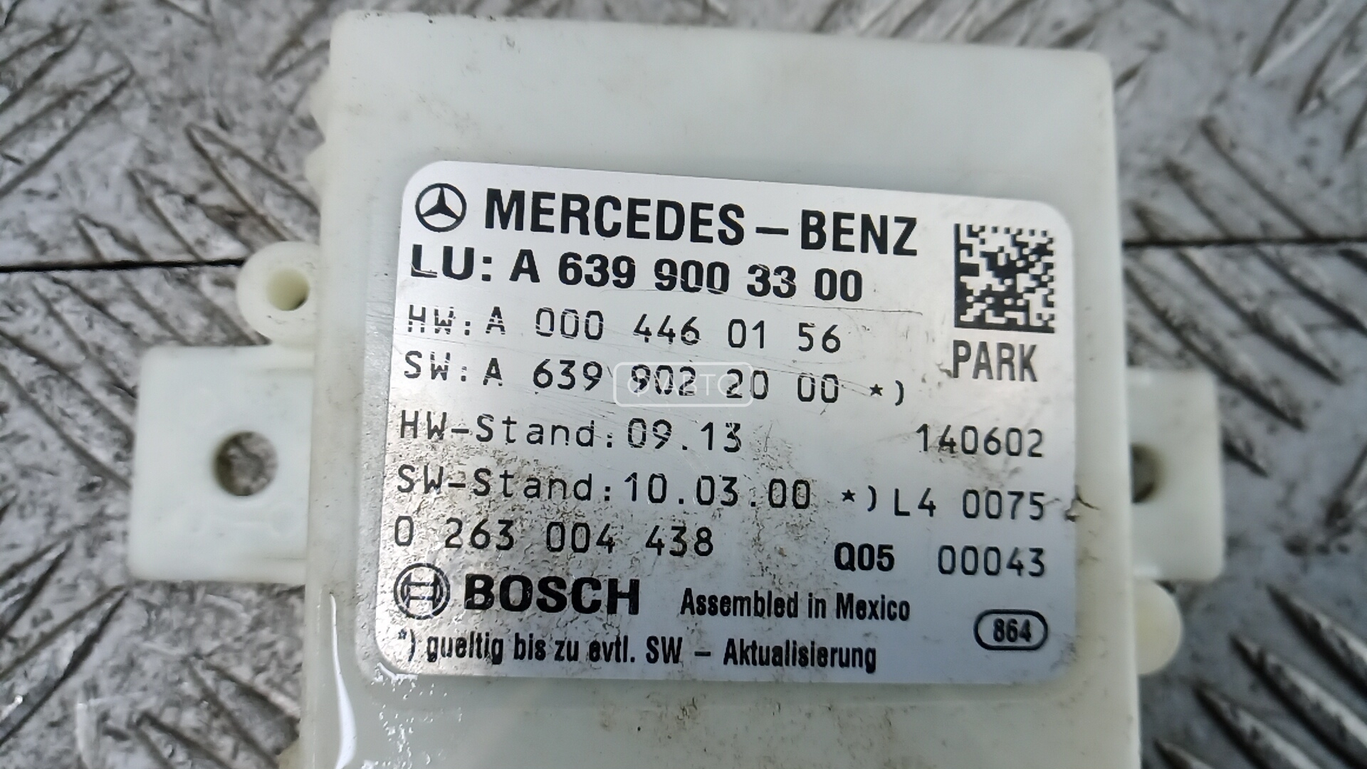 Блок управления парктрониками Mercedes Vito (W639) купить в Беларуси