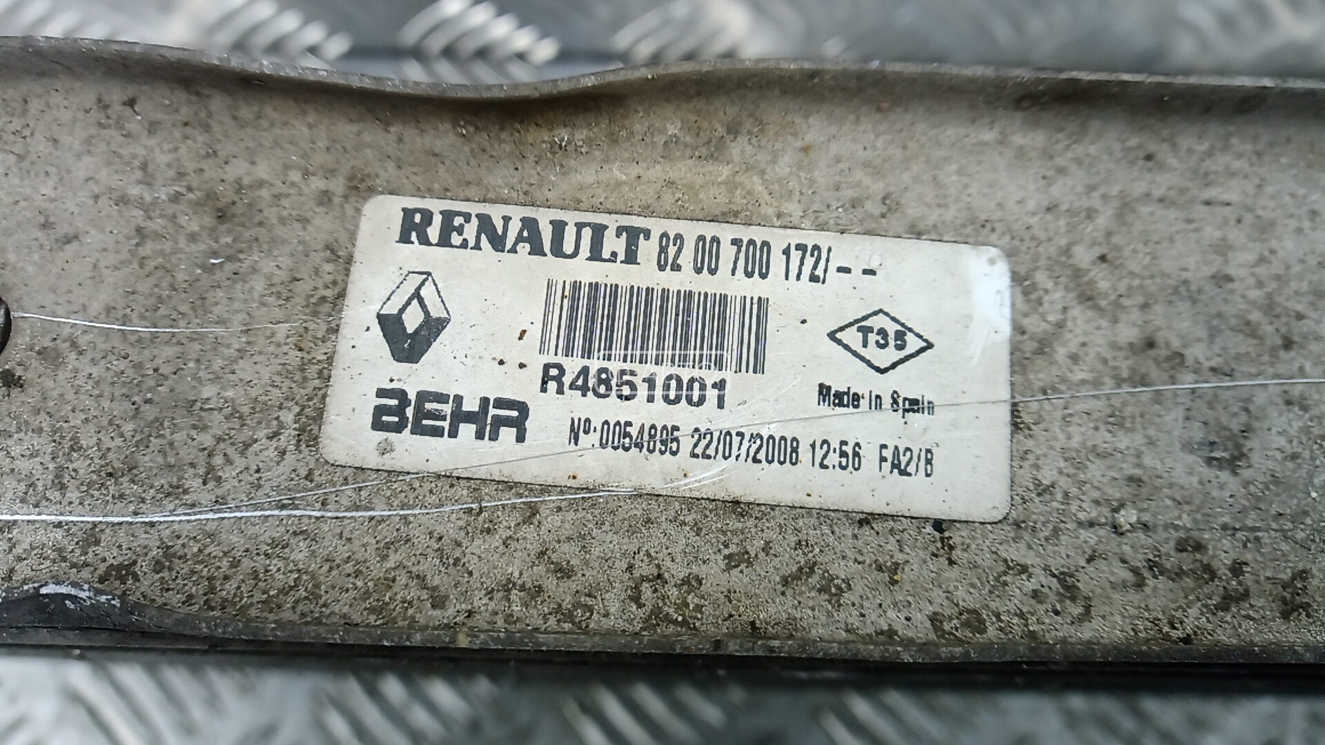 Интеркулер (радиатор интеркулера) Renault Megane 3 купить в Беларуси