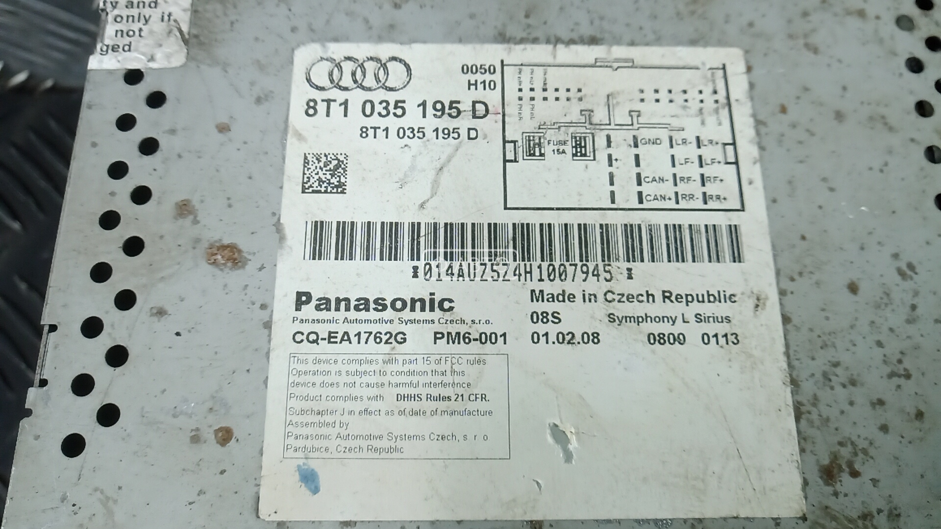 Магнитола Audi A5 8T купить в Беларуси