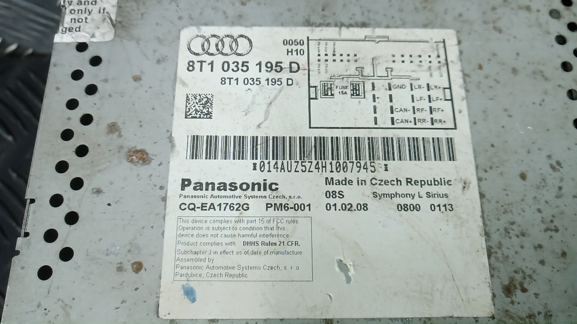 Магнитола Audi A5 8T купить в России