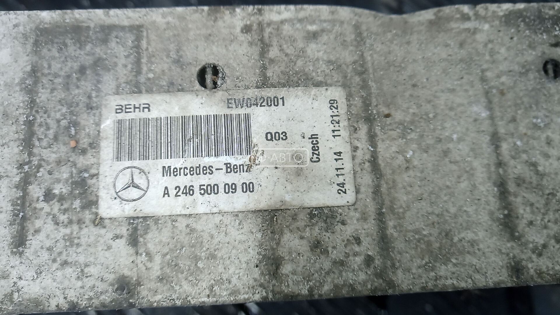 Интеркулер (радиатор интеркулера) Mercedes A-Class (W176) купить в Беларуси