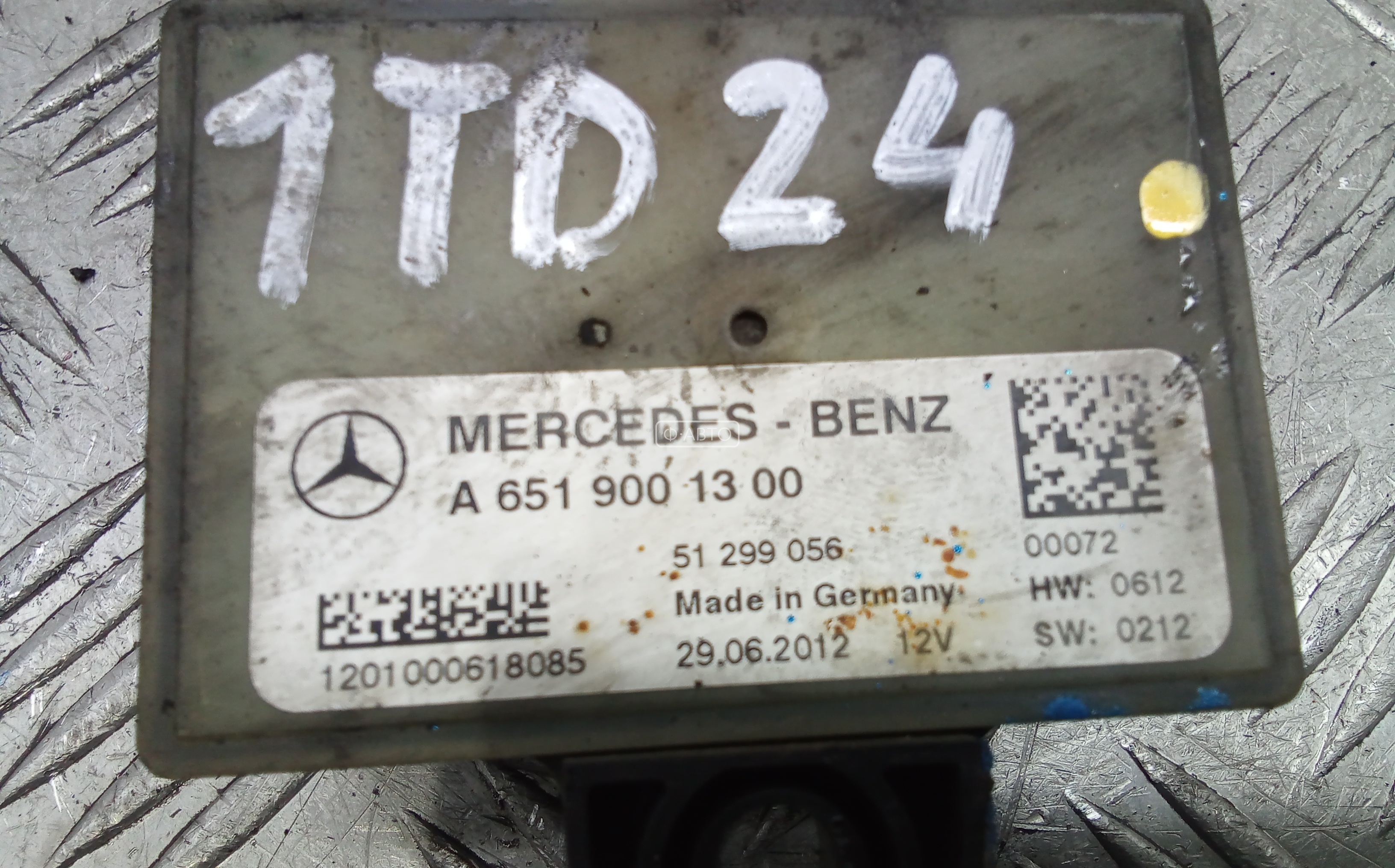 Реле свечей накала Mercedes Sprinter 2 (W906) купить в Беларуси