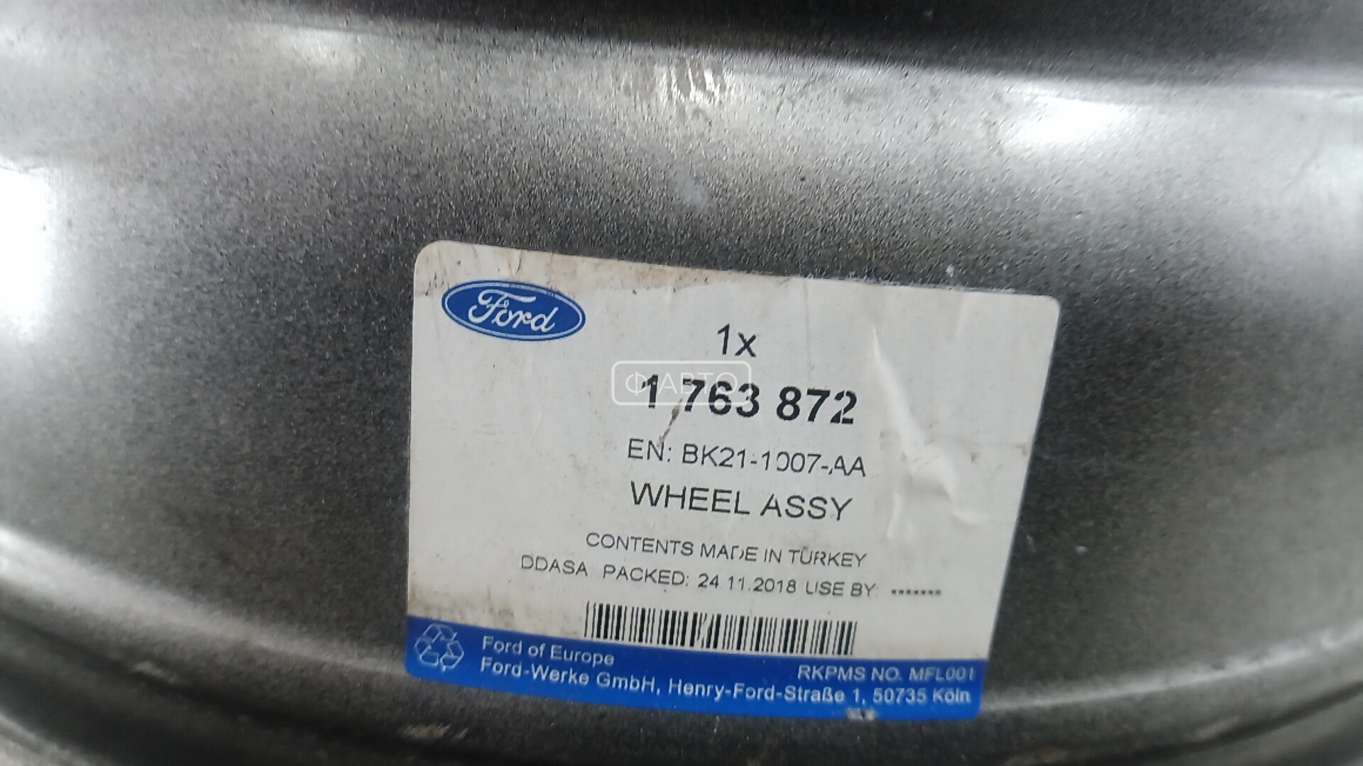 Диск колесный штампованный (железо) Ford Transit 4 купить в России