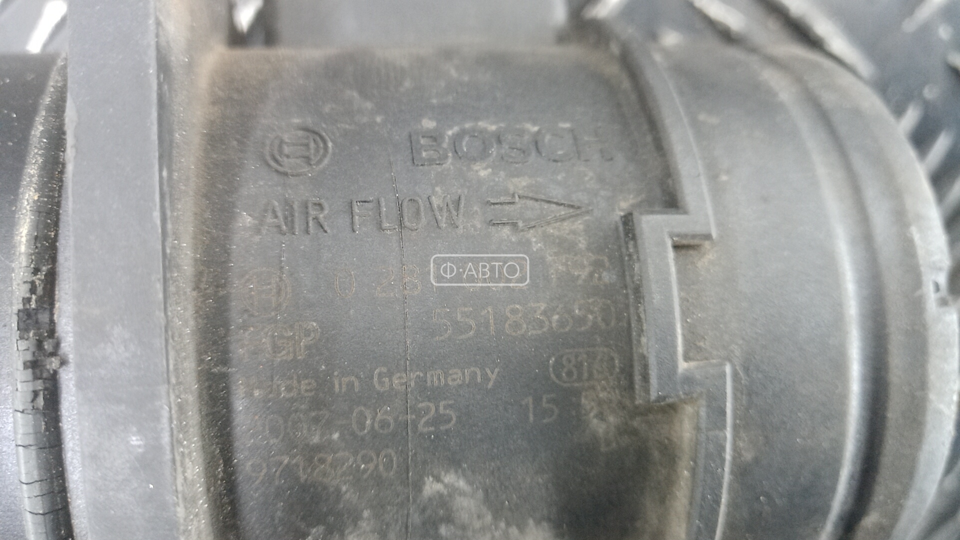 Расходомер воздуха (ДМРВ) Fiat Punto 3 (199/310) купить в Беларуси